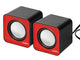 Altavoces para PC, USB, 2x3W, auto alimentado, color rojo Audiocore AC870