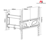 Maclean MC-711, De acordo com o padrão VESA: 200x200, 400x200, 300x300, 400x400.