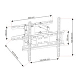 Suporte para TV/LCD LED 23-60" 45kg