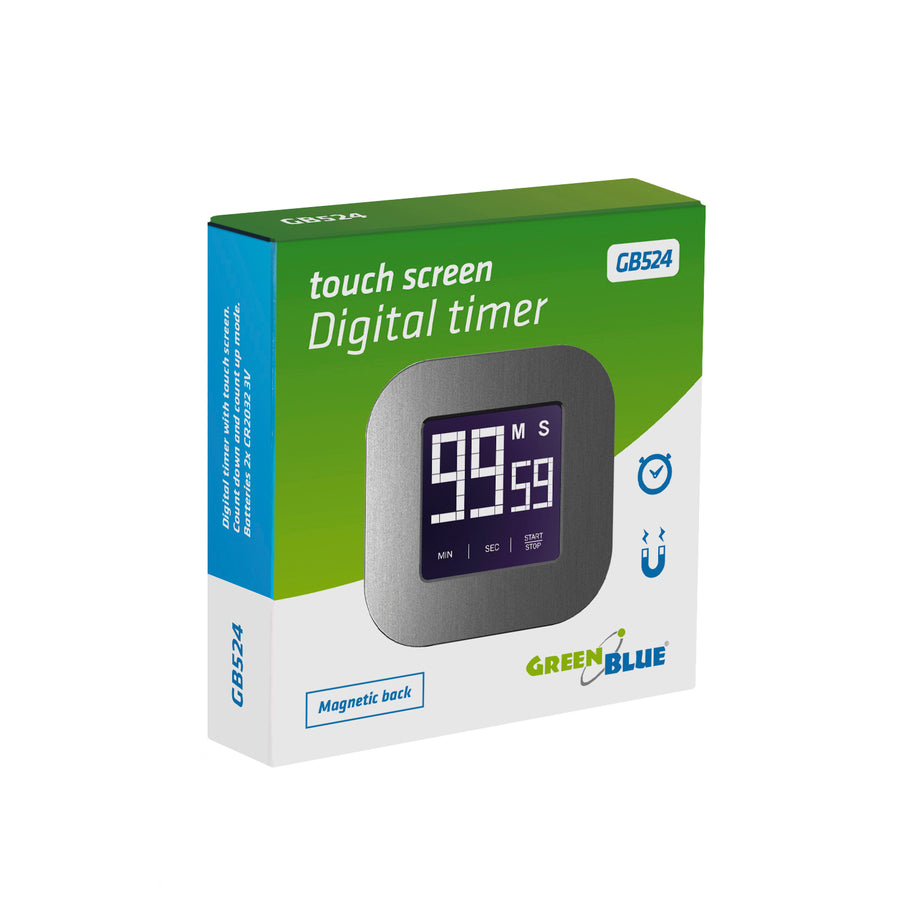 Cronômetro digital magnético com tela de toque GreenBlue GB524