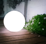 Lámpara solar para jardín forma de bola LED blanco GreenBlue GB121