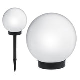 Lámpara solar para jardín forma de bola LED blanco GreenBlue GB121