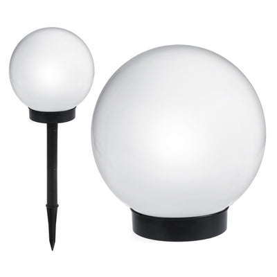 Lámpara solar LED para exteriores blanca 20 x 20 x 53 cm GreenBlue GB123