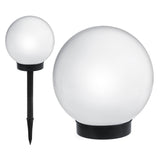 Lâmpada solar LED para jardim em forma de bola grande 25 x 25 x 58 cm VerdeAzul GB166