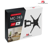 Maclean MC-743 Suporte de parede para monitor ou ecrã de TV LCD/LED 13-65" 30 kg VESA