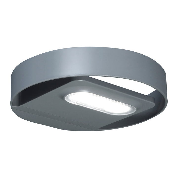 Lámpara solar LED 3W redonda de pared para exterior GreenBlue GB130