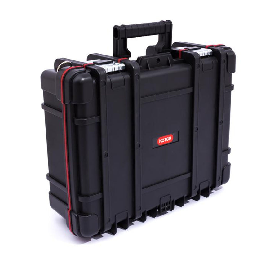 Maletín técnico negro y rojo 46x36x15.5 cm Keter Technician Box
