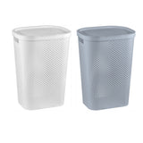 Cesto para guardar roupa suja estilo escandinavo 60L Curver Infinity