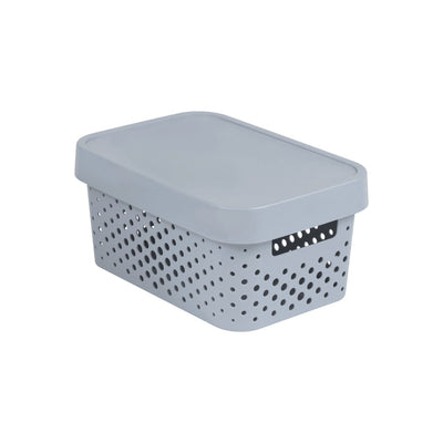 Recipiente Openwork Curver Infinity 4,5L com tampa cinza