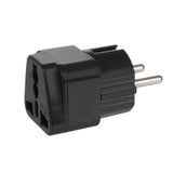 Adaptador Universal de viaje Reino Unido a Europa Enchufe Schuko EU MCE155