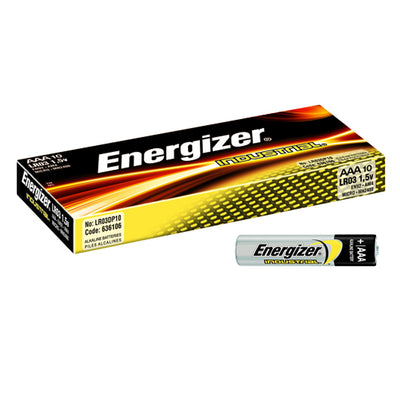 10x bateria industrial R-03 LR3 AAA Energizer, zestaw