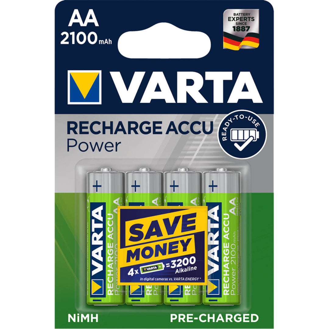 4 x pilas VARTA READY2USE R6 AA 2100mAh ACCESORIOS 1.2