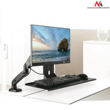 Suporte para teclado Suporte para monitor complementar VESA max 100x100 Maclean MC-756