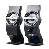 Altavoces estéreo para ordenador negros USB 6W Audiocore AC805