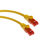 Cabo Maclean, cabo patchcord UTP, conector de encaixe, Cat6, 1 m, amarelo, MCTV-301 Y