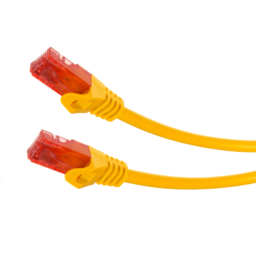 Cabo Maclean, Cabo de Ligação UTP, Conector Plug-in, Cat6, 2m, Amarelo, MCTV-302 Y