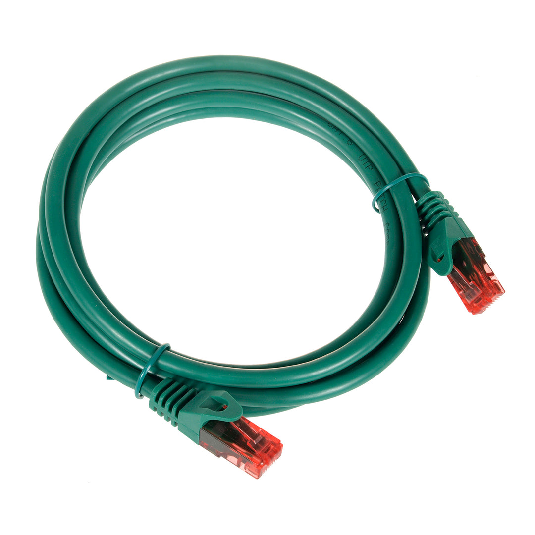 Cabo Maclean, Cabo de Ligação UTP, Conector Plug-in, Cat6, 3 m, Verde, MCTV-303 G