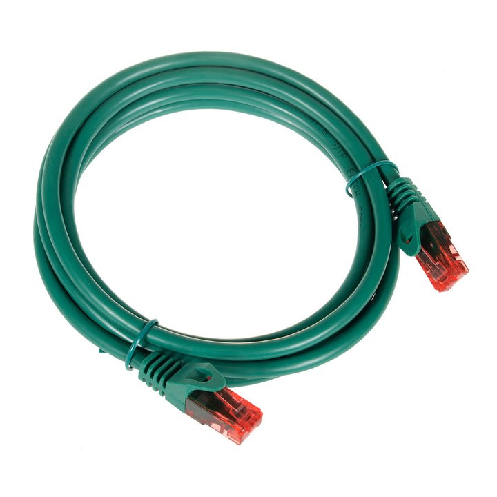 Cabo Maclean, Cabo de Ligação UTP, Conector Plug-in, Cat6, 3 m, Verde, MCTV-303 G