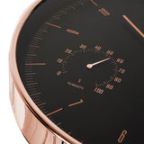 Gran reloj silencioso con medición de temperatura y humedad 12 '' 30cm
