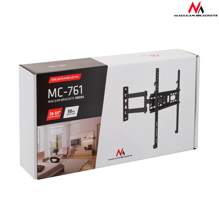 Maclean MC-761LCD/LED TV 26-60" 30kg VESA max 400x400 brazo articulado