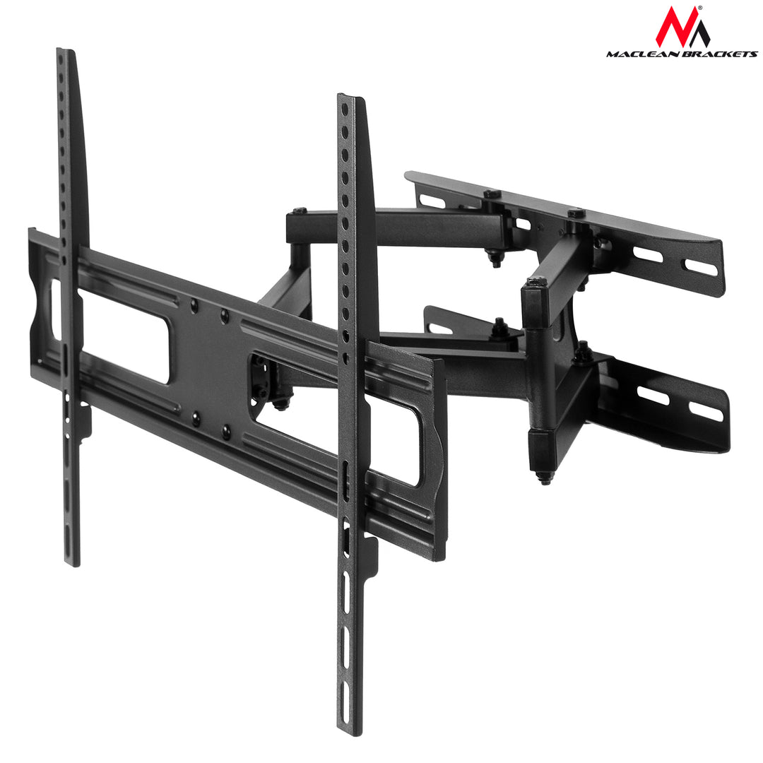 Maclean MC-762 Soporte de pared para monitor o pantalla LCD/LED TV 37-80" 30kg VESA max 600x400 brazo doble