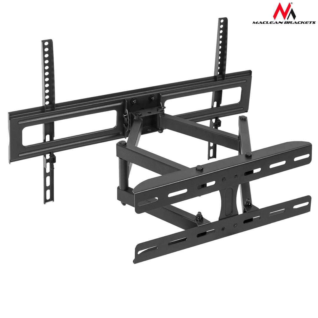 Maclean MC-762 Soporte de pared para monitor o pantalla LCD/LED TV 37-80" 30kg VESA max 600x400 brazo doble