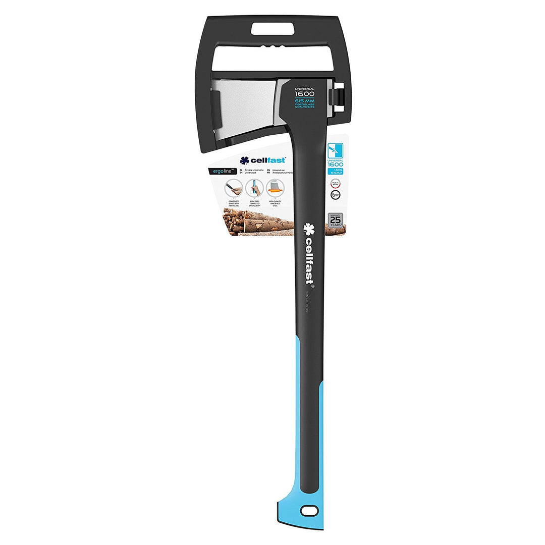 Machado universal, cabo em fibra de vidro, 3 tamanhos diferentes. Cellfast Ergo U600/1100/1600