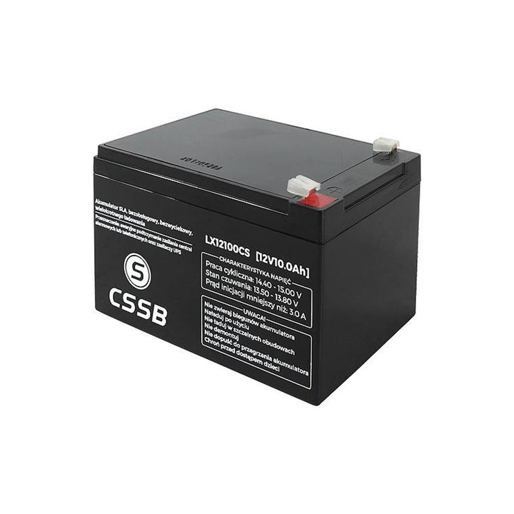 Bateria de gel LX12100 12V 10Ah, AGM livre de manutenção