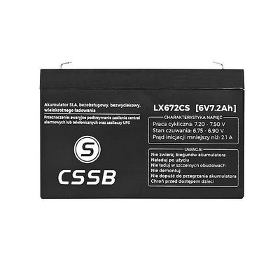 CSSB 6V 7.2Ah