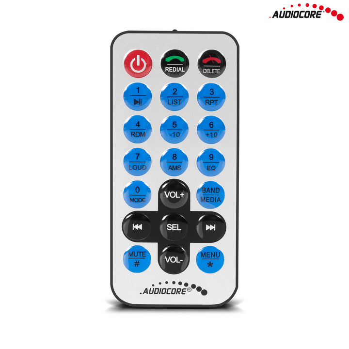 Sistema de audio MP5 AVI DivX Bluetooth manos libres + control remoto Audiocore AC9900
