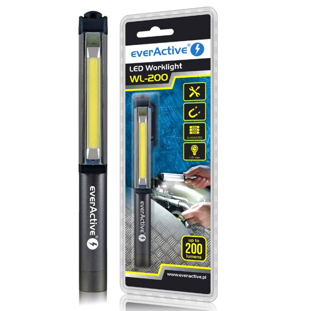 Linterna de taller LED COB 3W everActive WL-200