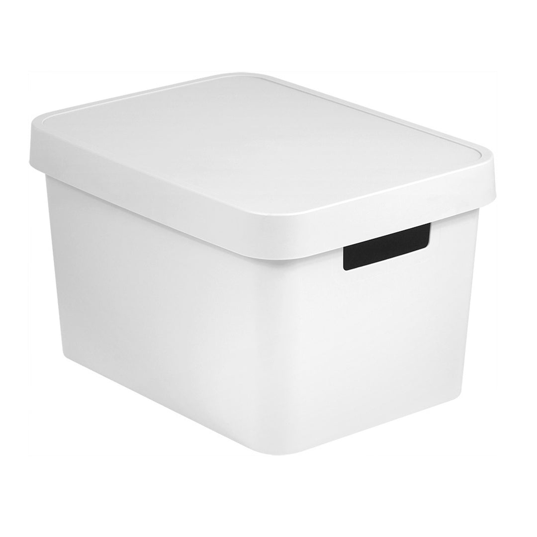 Recipiente com tampa caixa de armazenamento 17L Curver Infinity