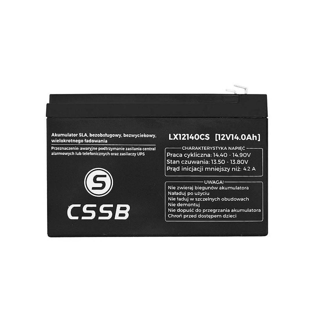 Batería de gel 12V 14Ah sin mantenimiento LX12140