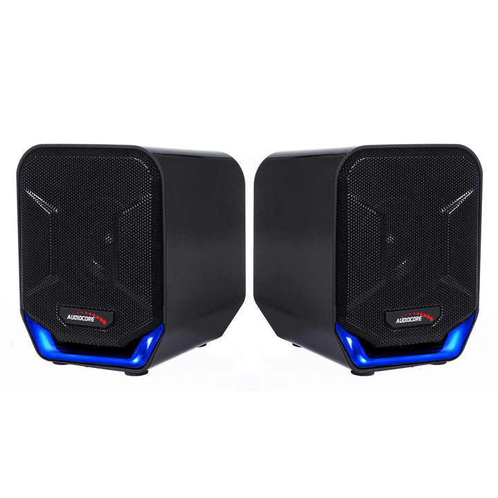 Alto-falantes estéreo de alta qualidade Audiocore AC865 para laptops e desktops