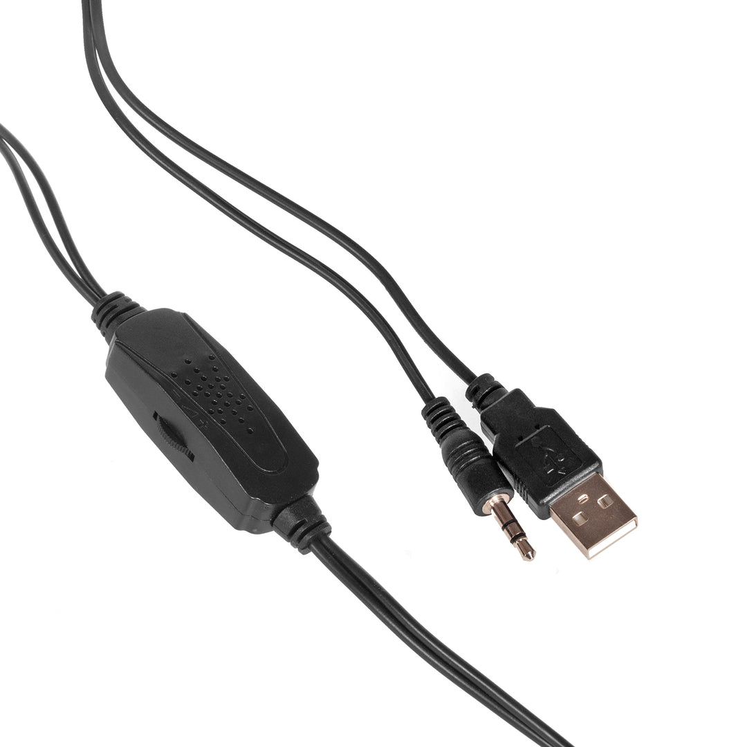 Alto-falantes estéreo de alta qualidade Audiocore AC865 para laptops e desktops