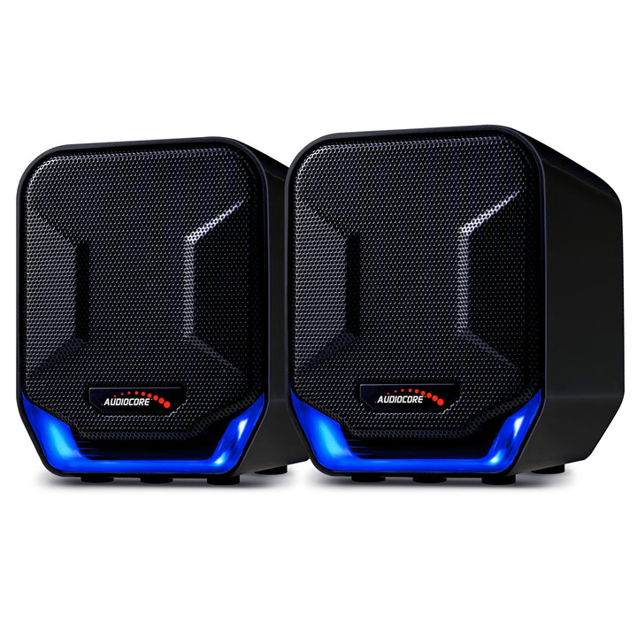 Alto-falantes estéreo de alta qualidade Audiocore AC865 para laptops e desktops