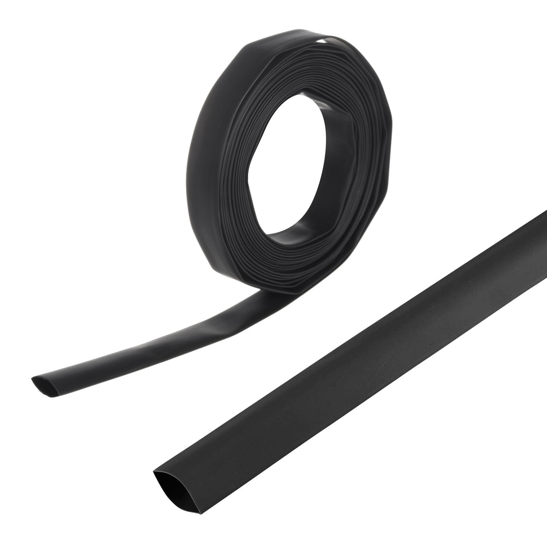 Tubo termorretrátil, contato: 2:1, diâmetro: 16mm, comprimento 5m, cor preta Maclean MCTV-536