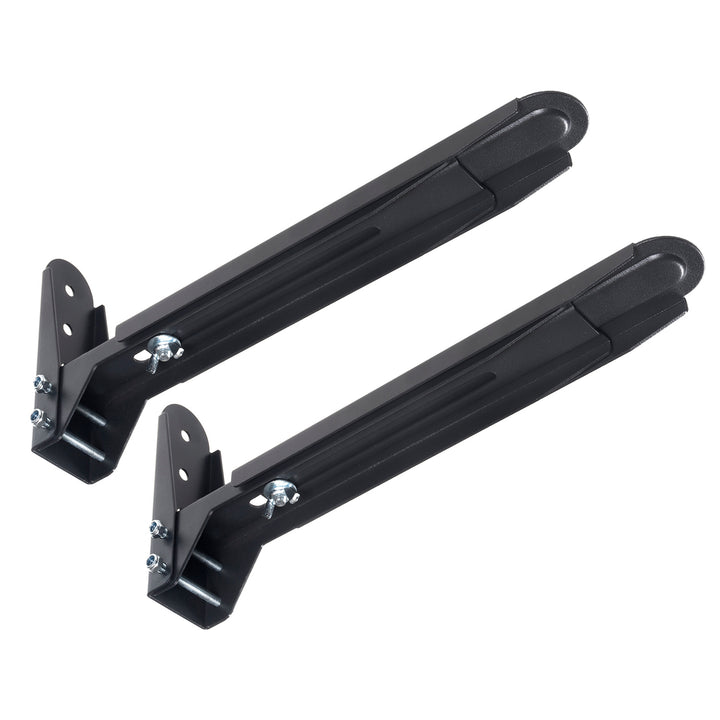 Suporte de parede preto universal para fornos micro-ondas e equipamentos audiovisuais Maclean MC-776 B