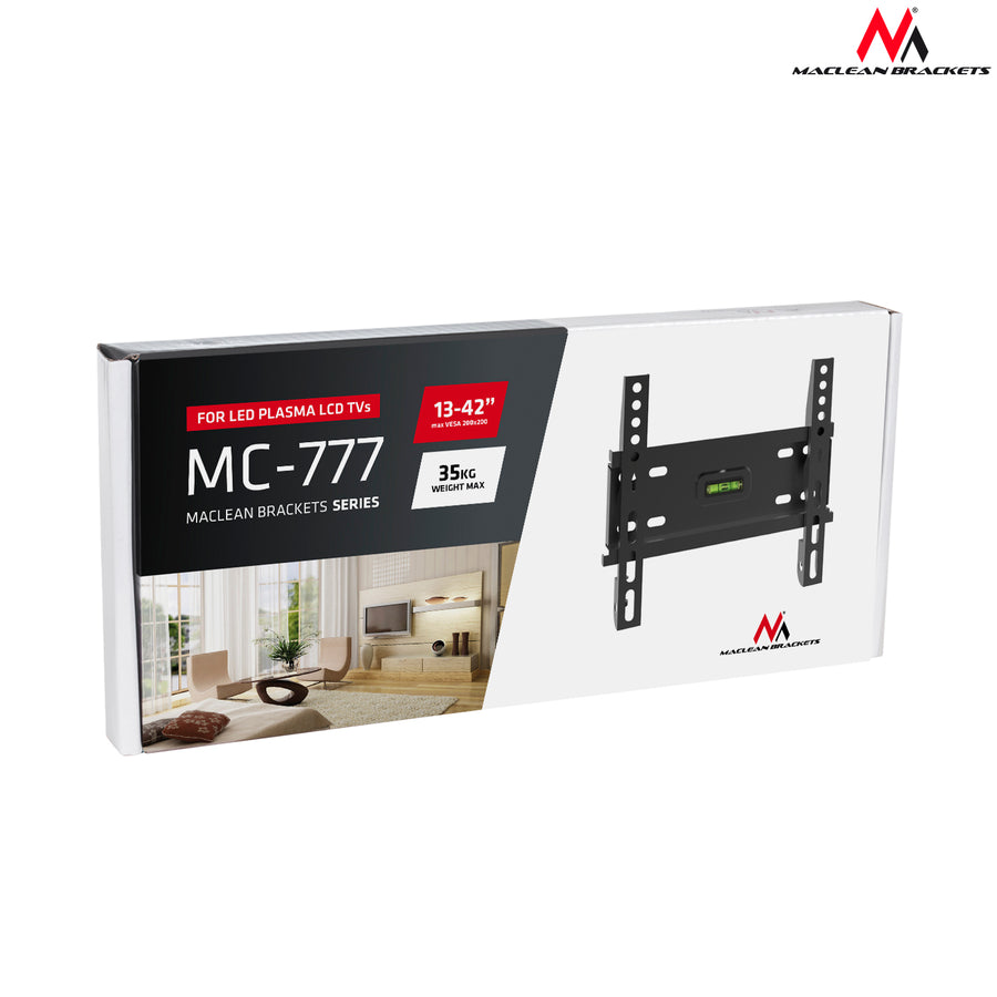 Maclean MC-777 Soporte de TV 13" - 50" negro 35 kg VESA 200x200