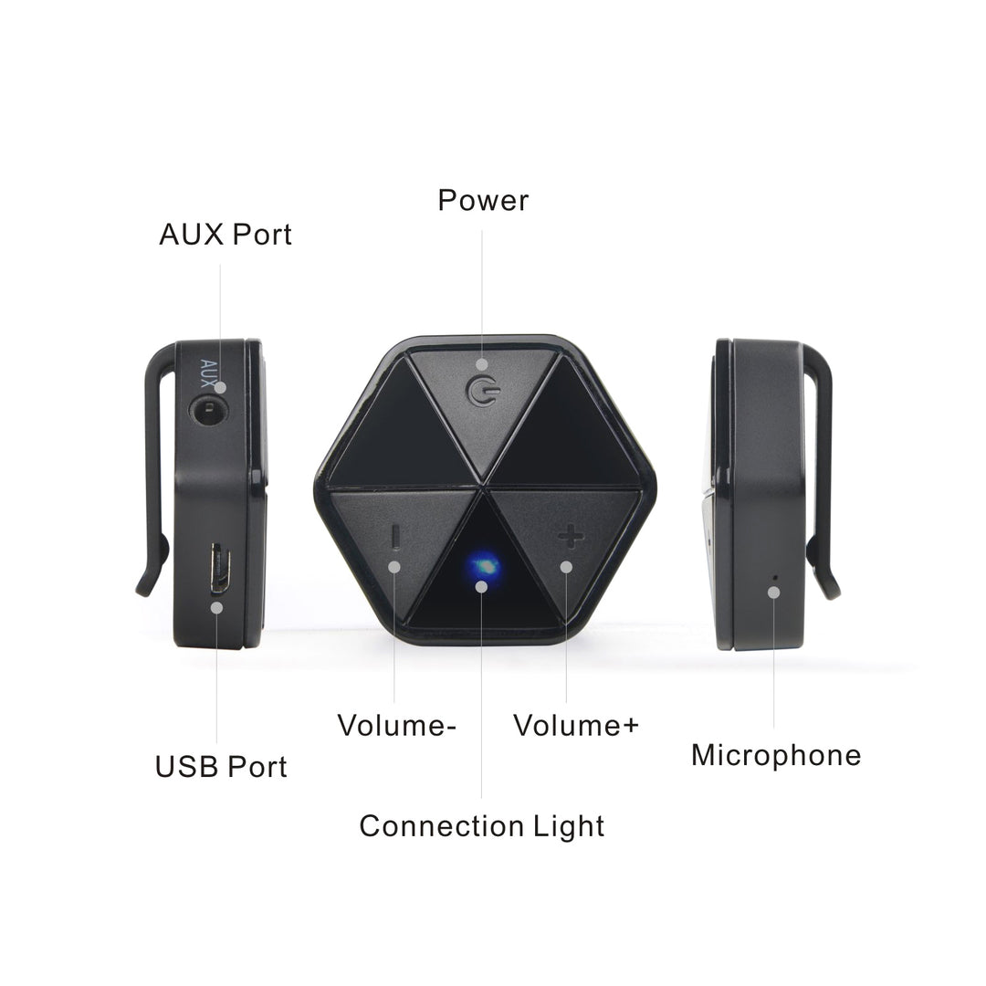 Audiocore AC815 - Bluetooth 4.1 - Transmissor portátil sem fio AUX