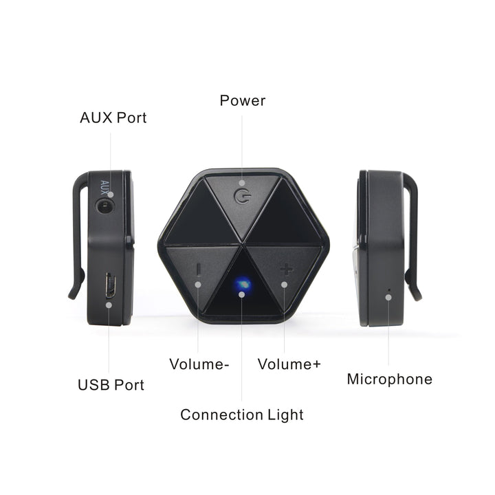 Audiocore AC815 - Bluetooth 4.1 - Transmissor portátil sem fio AUX