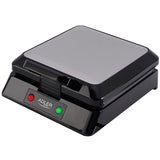 Gofrera profesional para 4 gofres, 1300W, libre de BPA, 1300 W, 0 Decibeles, Negro Adler AD 3036