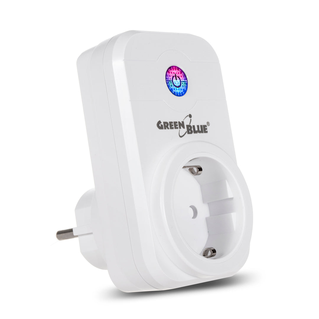 GreenBlue GB155G Tomada sem fio com controle remoto Smart WiFi Alexa App Power Switch