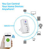 GreenBlue GB155G Enchufe inalámbrico control remoto Smart WiFi  Alexa App Power Switch