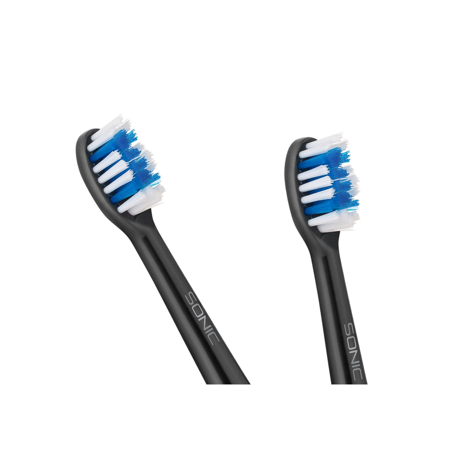Cabeças de escova de dentes duras TEESA SONIC BLACK - 2 peças