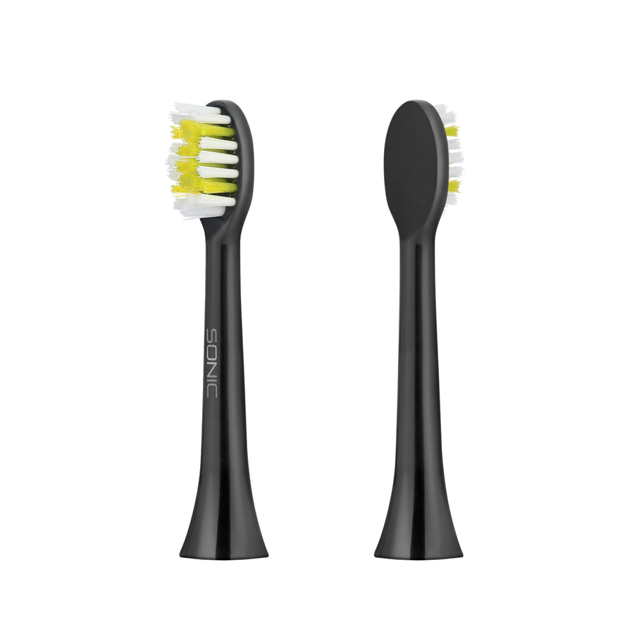 Cabeças de escova de dentes duras TEESA SONIC BLACK - 2 peças
