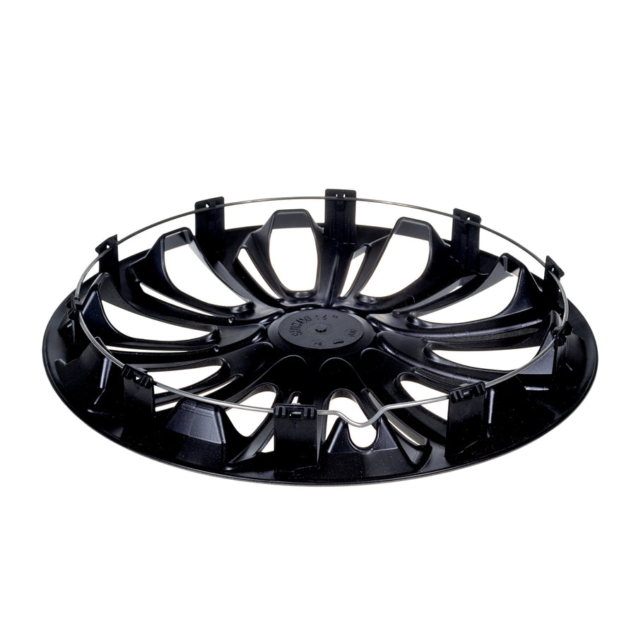 Calotas universais 14" 4 peças pretas com prata Strong DuoColor