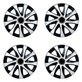 Calotas universais 16" NRM DRIFT Extra branco/preto 4 peças