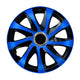 Calotas universais 15" NRM DRIFT Extra azul/preto 4 peças