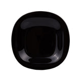 Serviço de mesa de vidro temperado com 18 elementos em preto e branco, Carine Neo LUMINARC